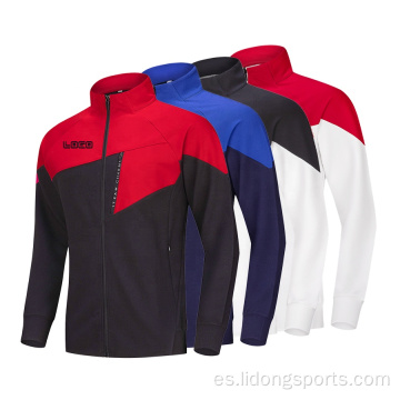 Personalizado su diseño Running Training Sports Jacket Men